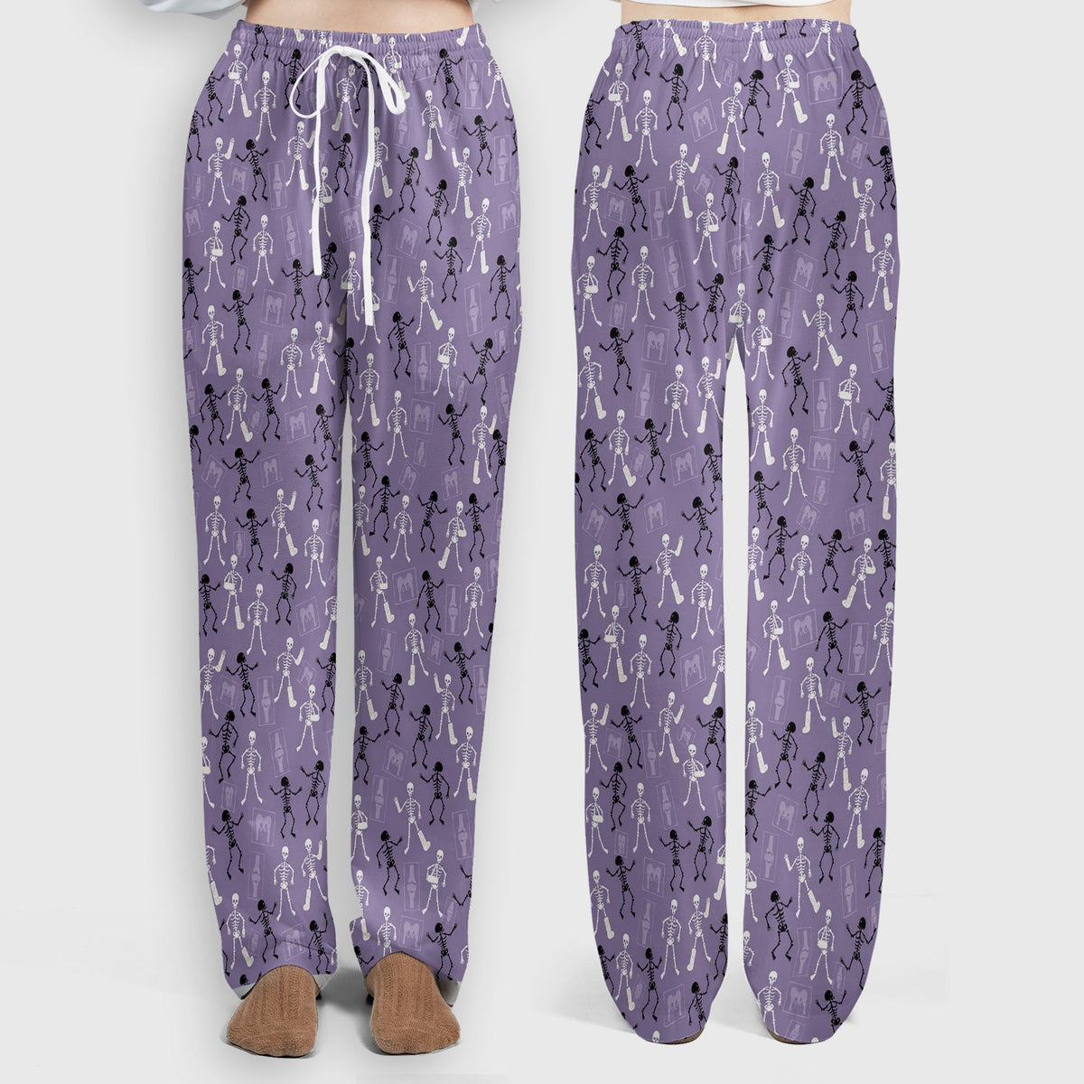Orthopedic Skeleton Nurse Scrub Set - Halloween Gift