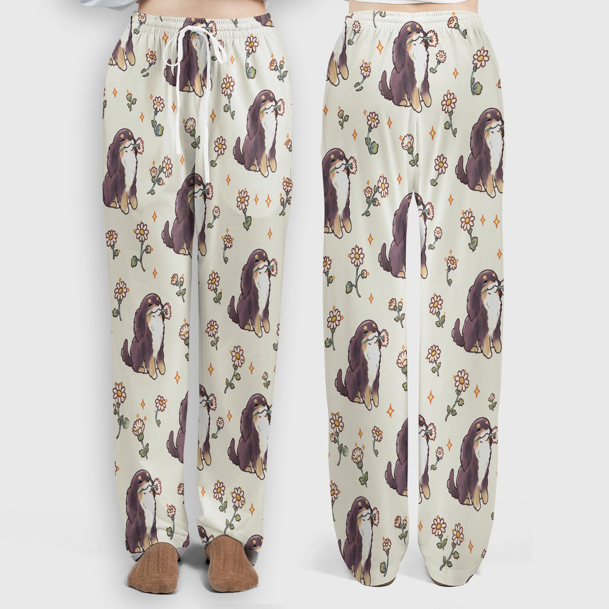 Floral Otter Daisy Nurse Scrub Set
