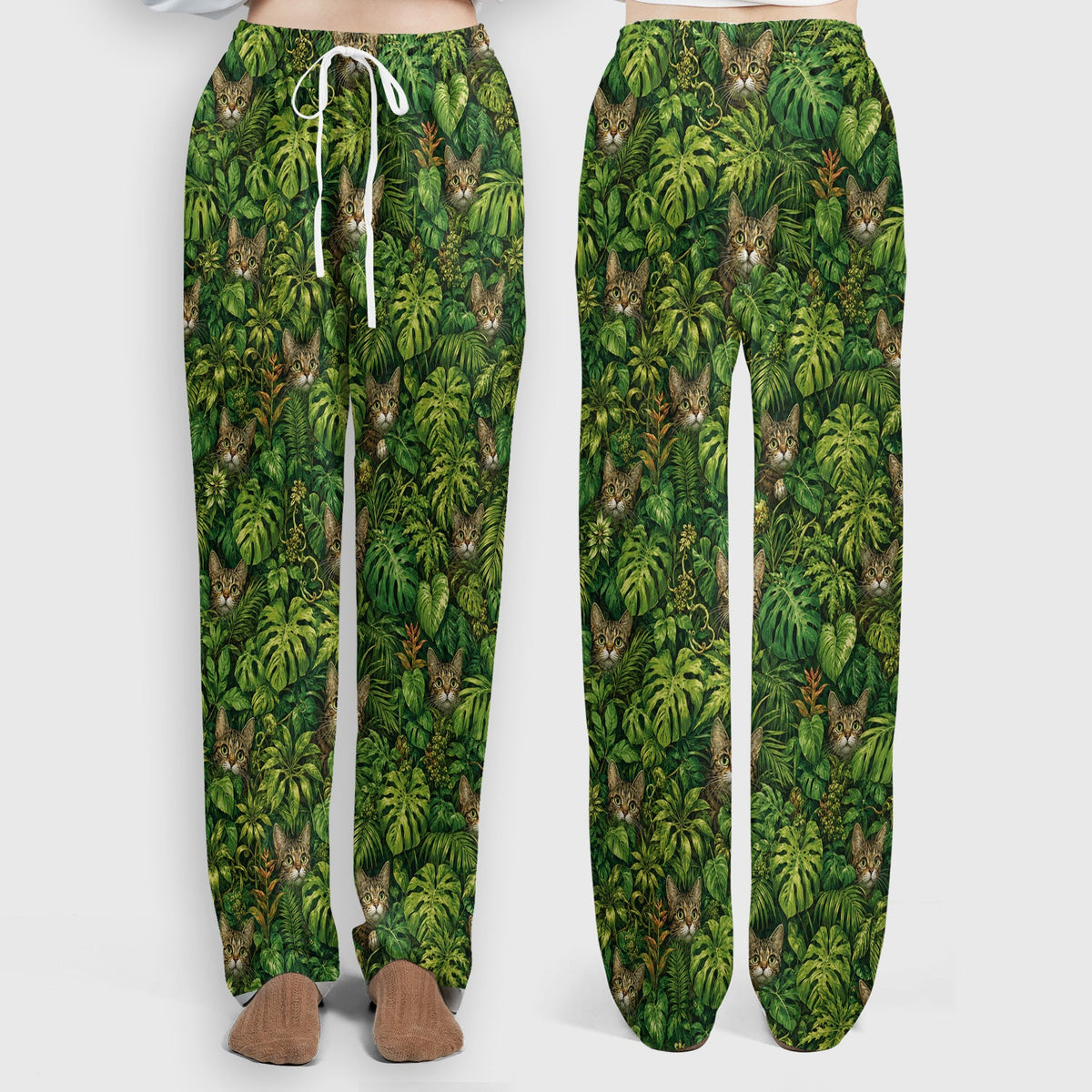 Hidden Jungle Cat Veterinary Nurse Scrub Set