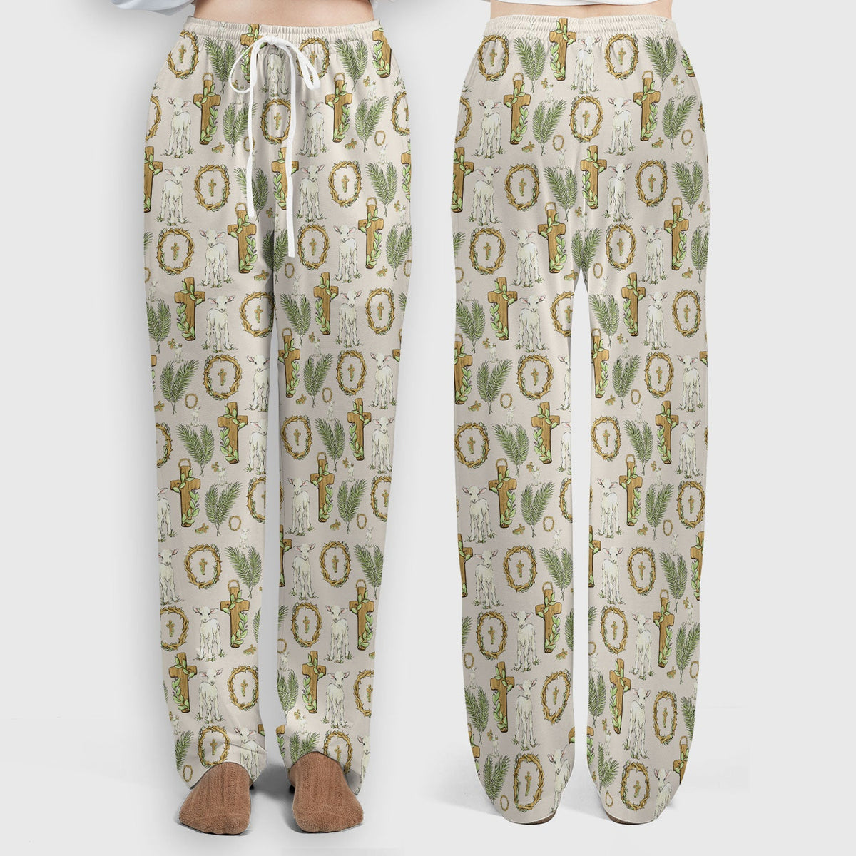 Faith Lamb Cross Nurse Scrub Set