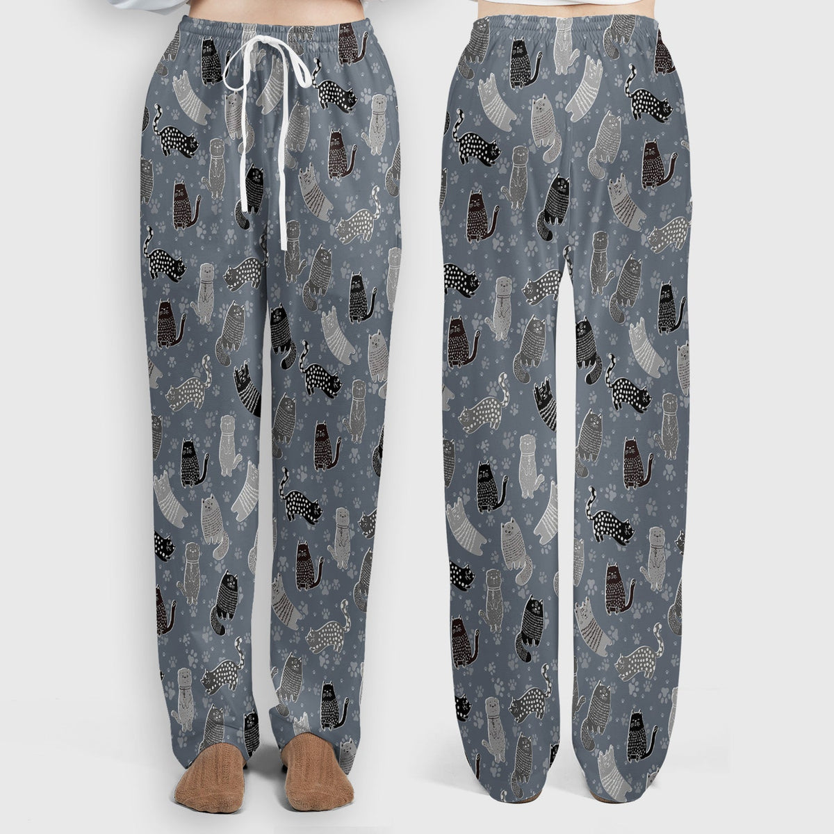 Cat Paw Print Nurse Scrub Set
