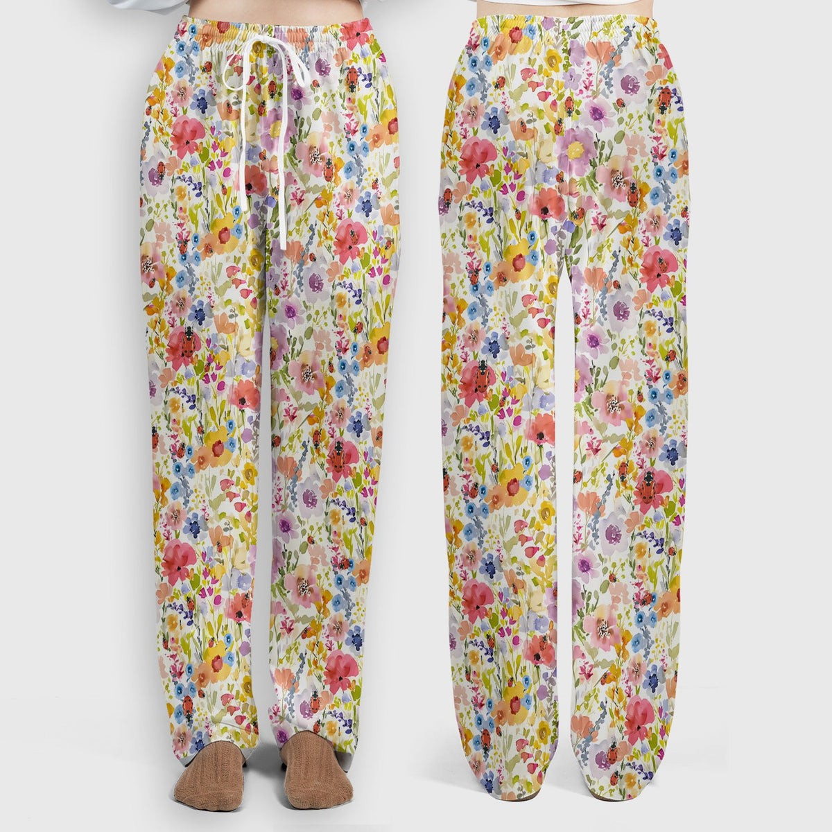 Wildflower Ladybug Garden Nurse Scrub Set
