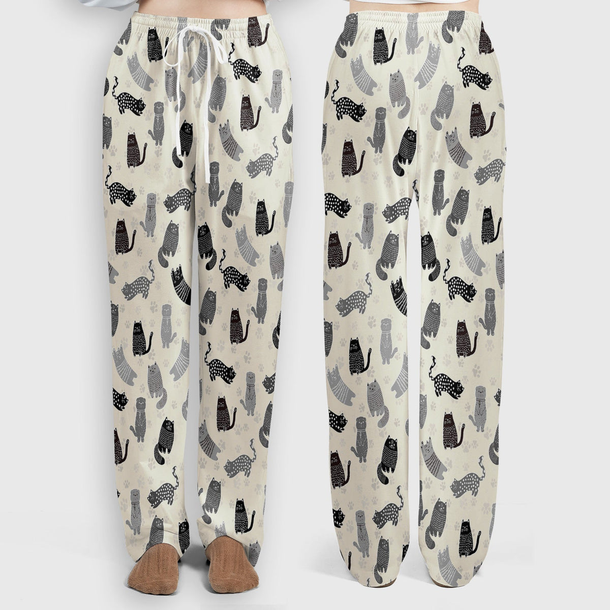 Cat Paw Print Nurse Scrub Set