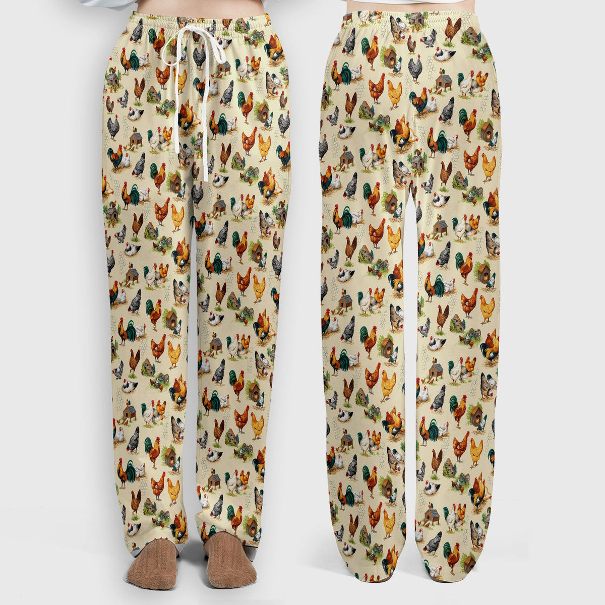 Farm Chicken Rooster Coop Nurse Scrub Set