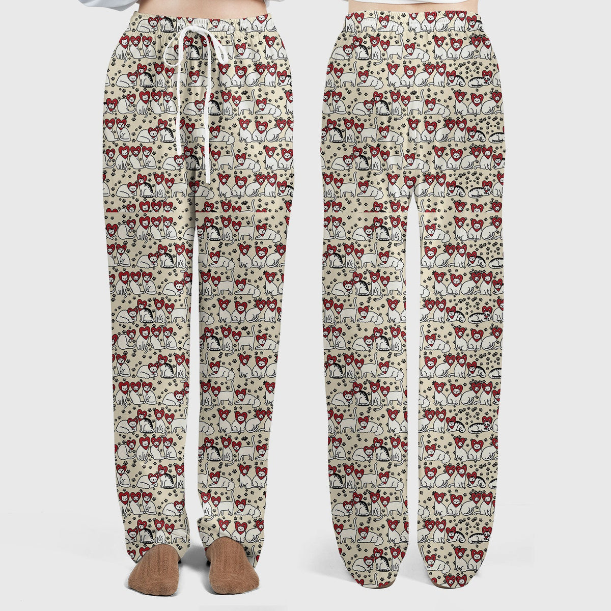 Cat Heart Nurse Scrub Set