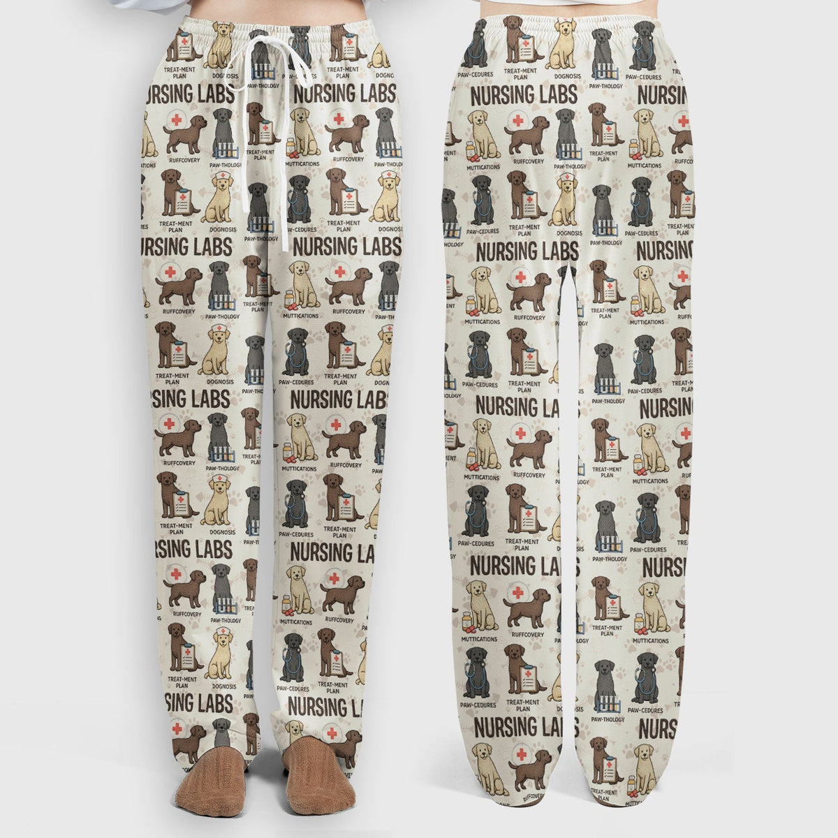 Lab Dog Nurse Scrub Set