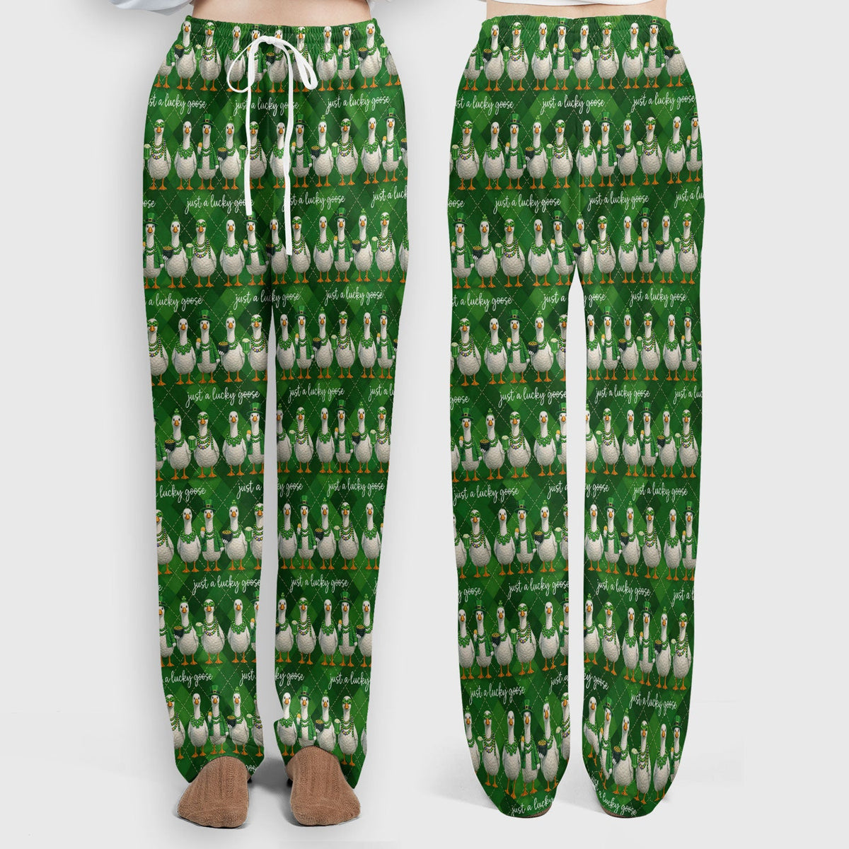 Lucky Goose Argyle Nurse Scrub Set - St Patricks Day Gift