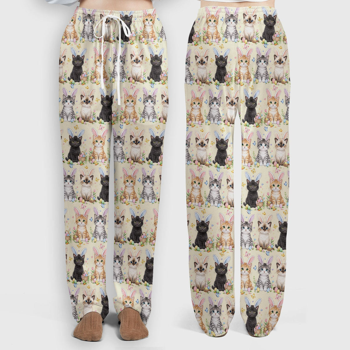 Kitten Bunny Ears Nurse Scrub Set - Easter Gift