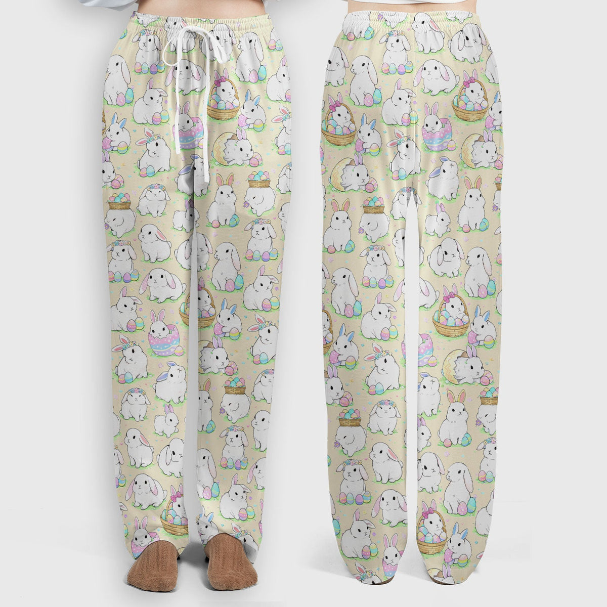 Bunny Egg Nurse Scrub Set - Easter Gift