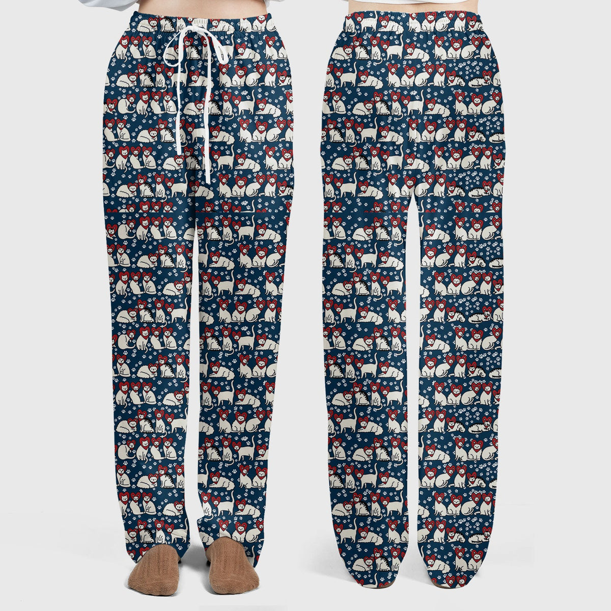 Cat Heart Nurse Scrub Set