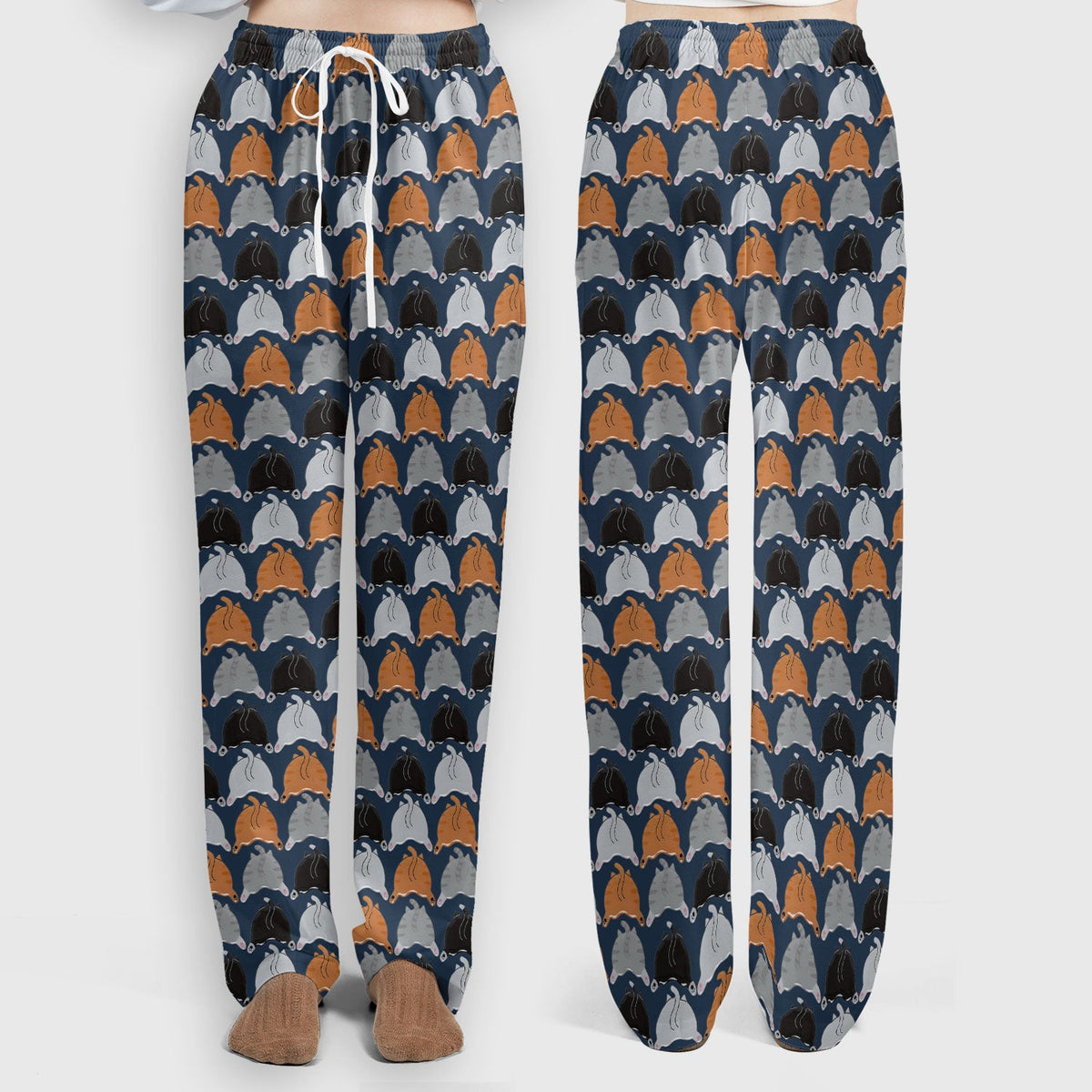 Multicolor Cat Nurse Scrub Set