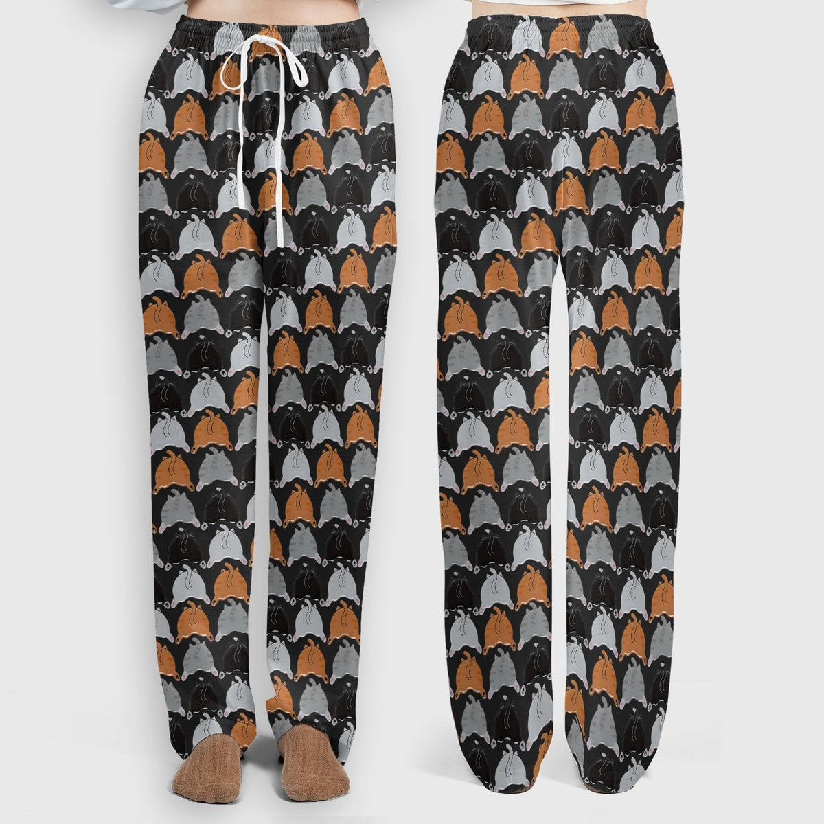 Multicolor Cat Nurse Scrub Set