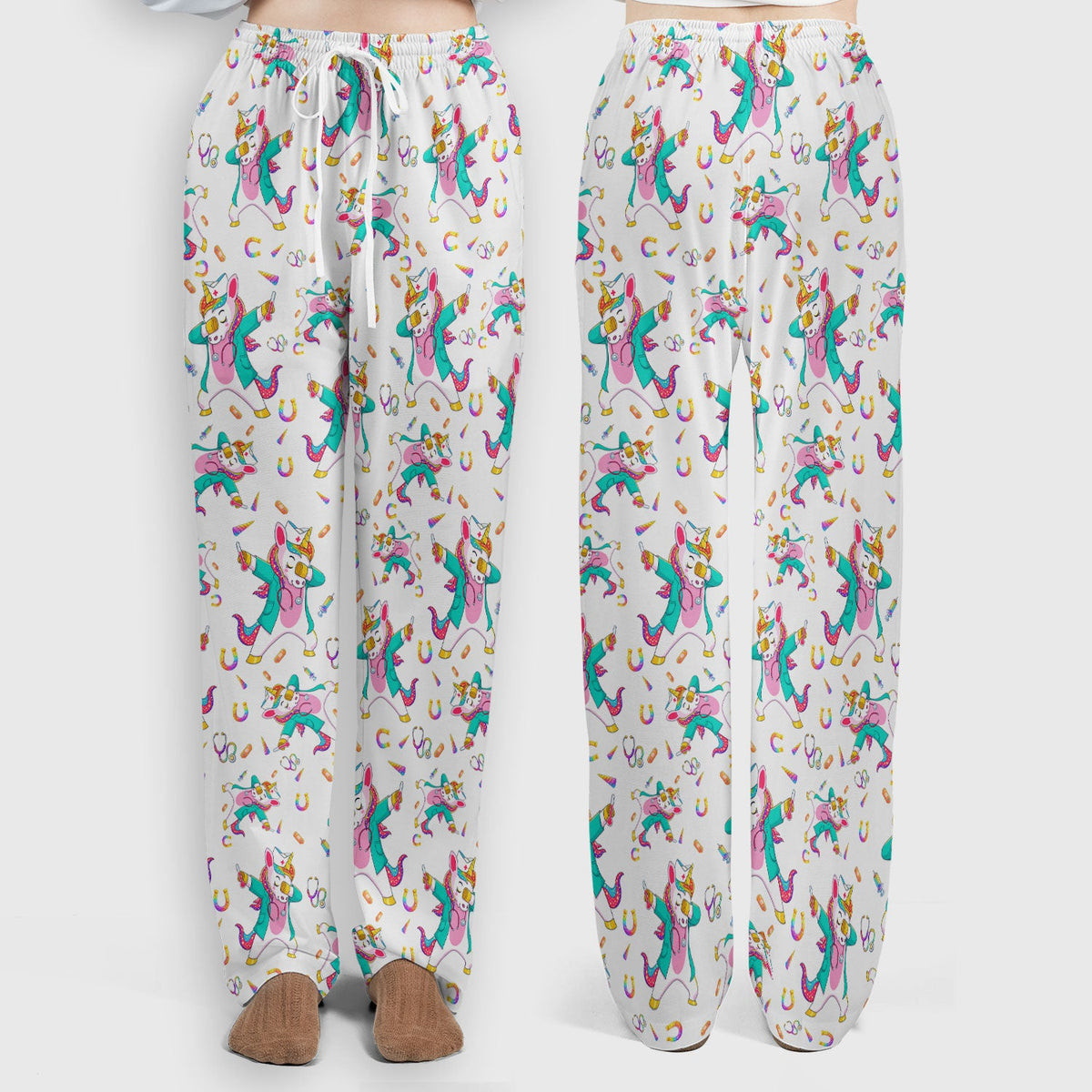 Unicorn Dance Nurse Scrub Set
