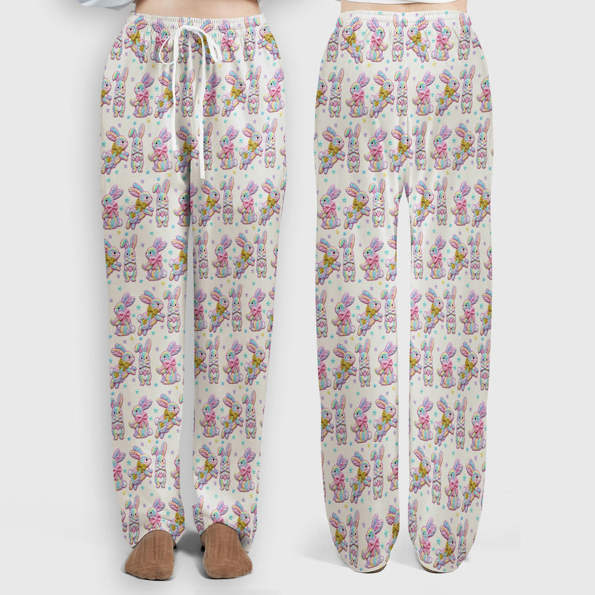 Cartoon Bunny Nurse Scrub Set