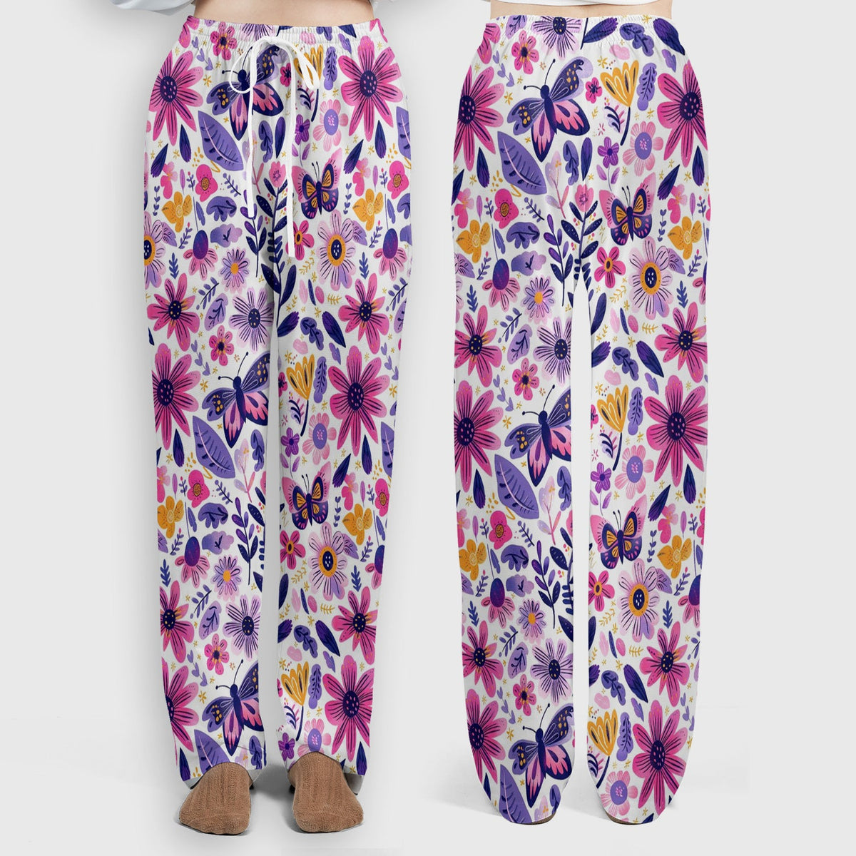 Butterfly Wildflower Garden Nurse Scrub Set