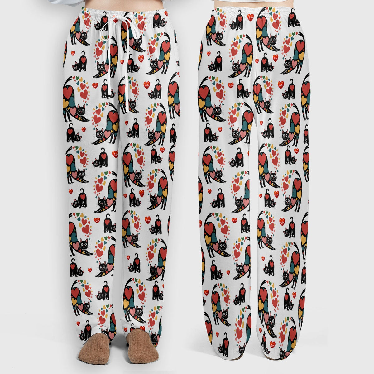 Cat Valentine Heart Nurse Scrub Set