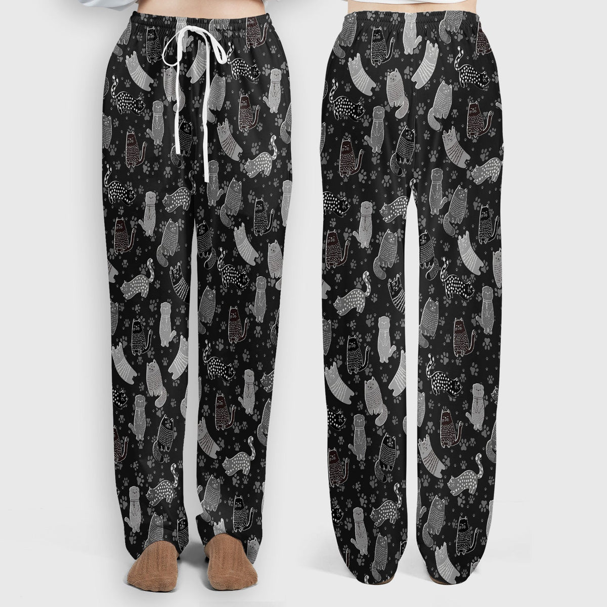 Cat Paw Print Nurse Scrub Set