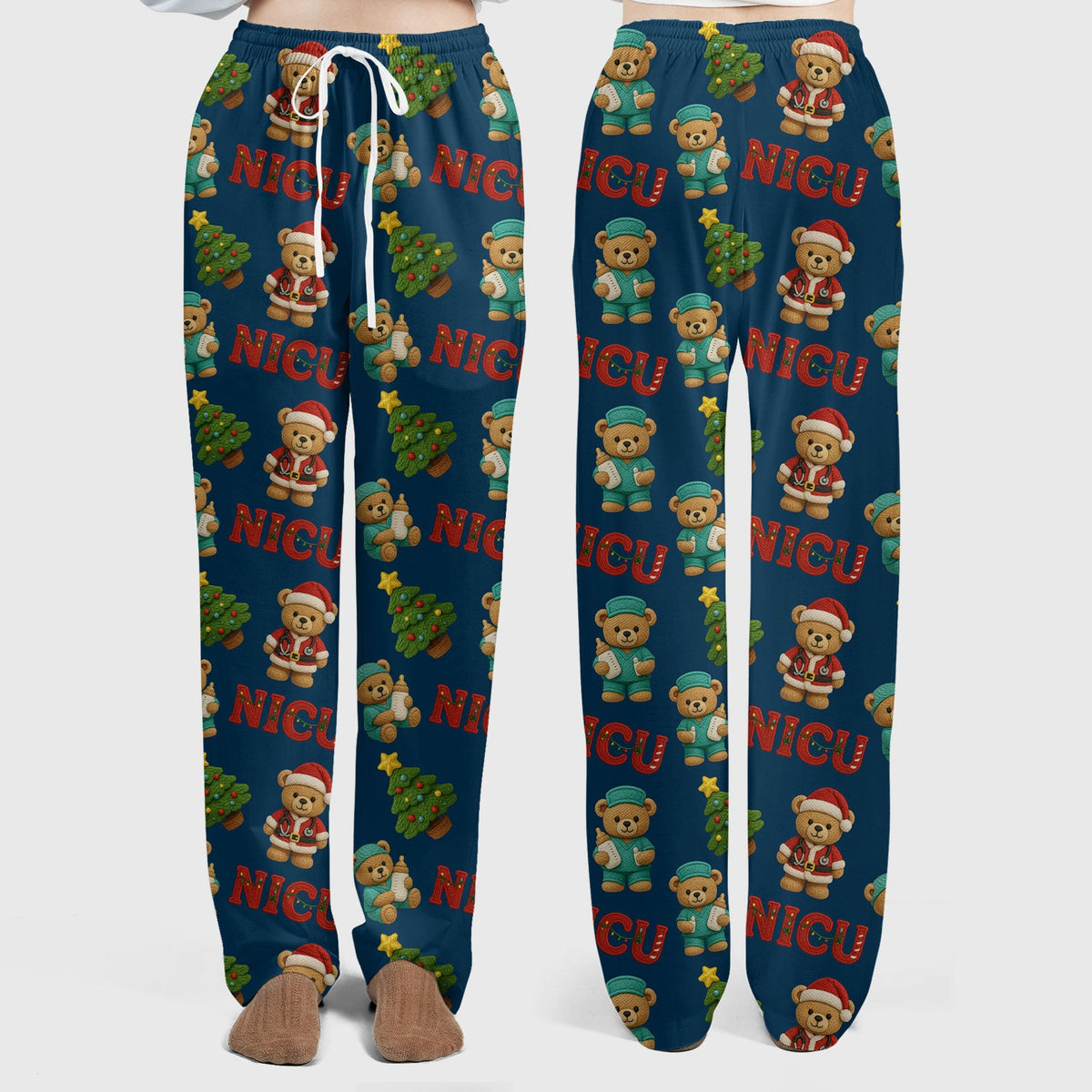 NICU Nurse Teddy Bear Scrub Set - Christmas Gift