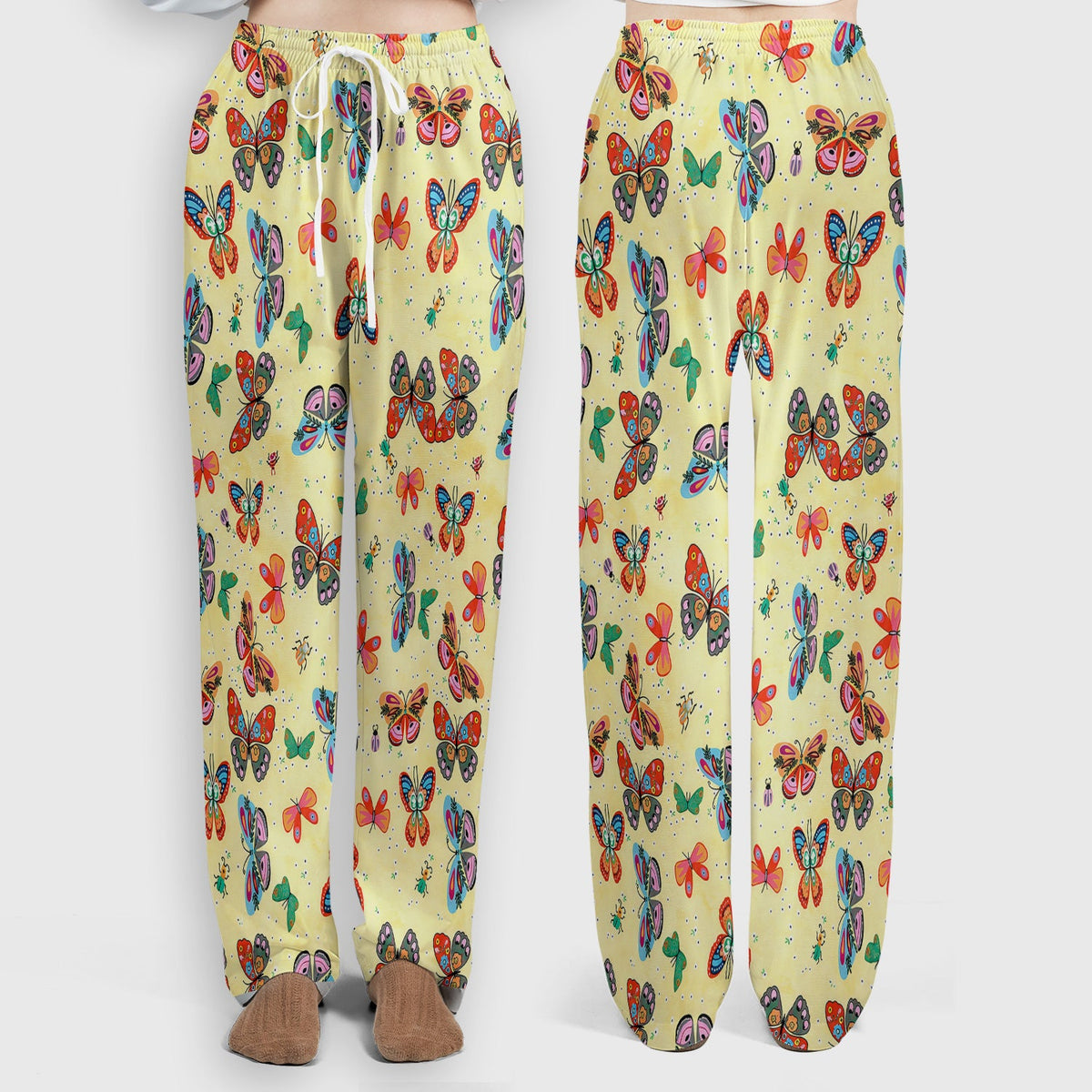 Colorful Butterfly Garden Nurse Scrub Set