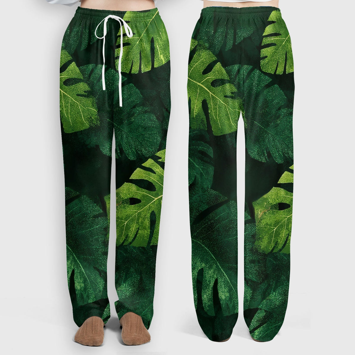 Frog Jungle Leaves Nurse Scrub Set