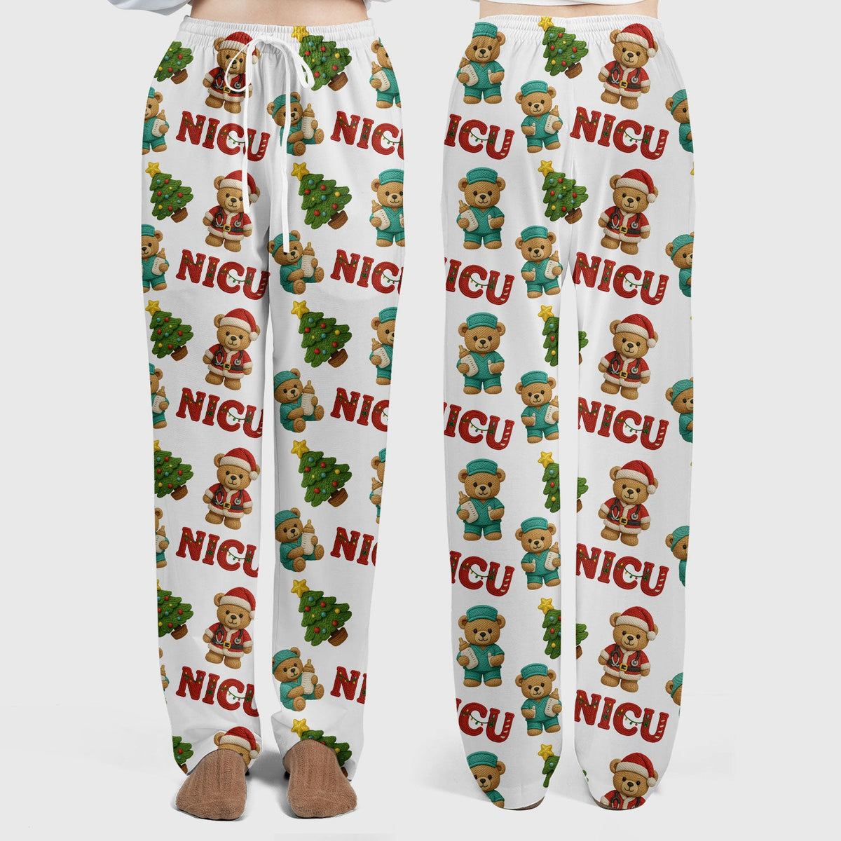 NICU Nurse Teddy Bear Scrub Set - Christmas Gift