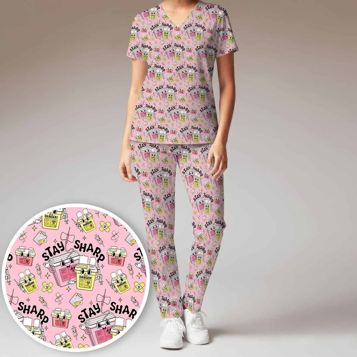 Stay Sharp Nurse Scrub Set