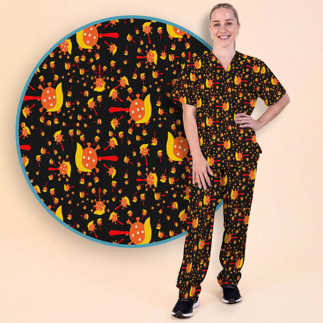 The Deadliest Virus Is Ignorance Nurse Scrub Set