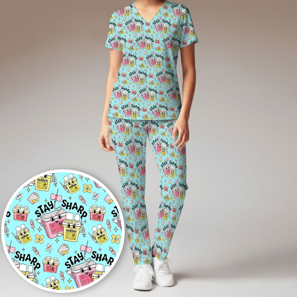 Stay Sharp Nurse Scrub Set