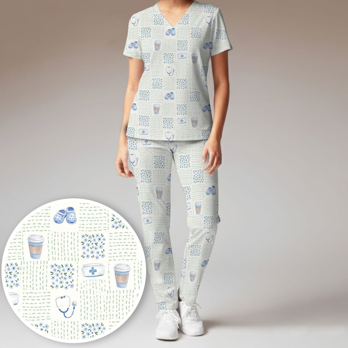 Medical Essentials Nurse Scrub Set