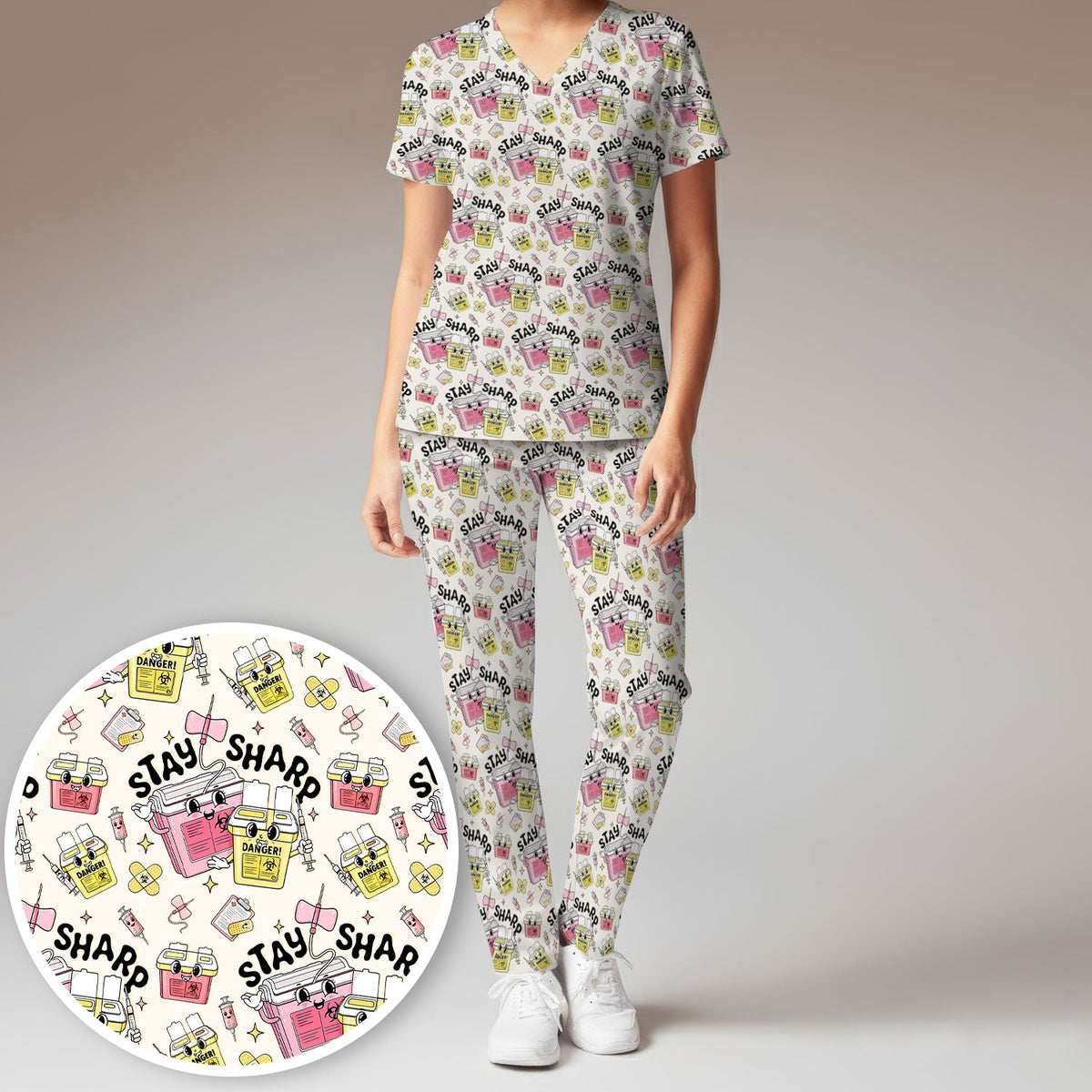 Stay Sharp Nurse Scrub Set