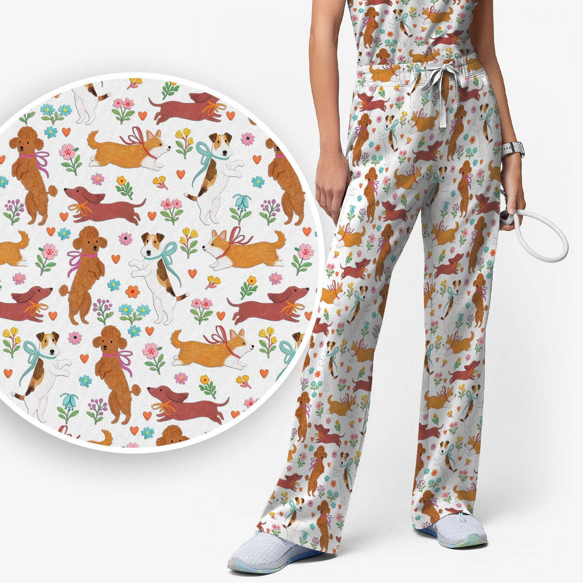 Dog Nurse Scrub Set