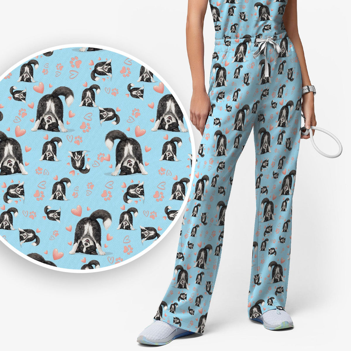 Puppy Heart Nurse Scrub Set