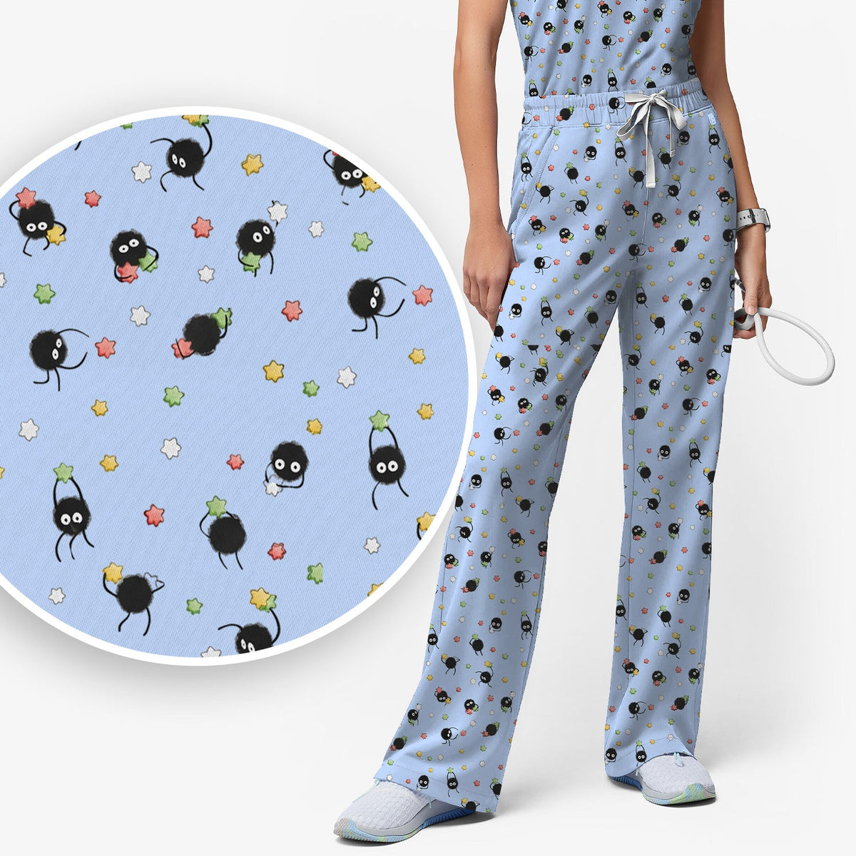 Spider Nurse Scrub Set