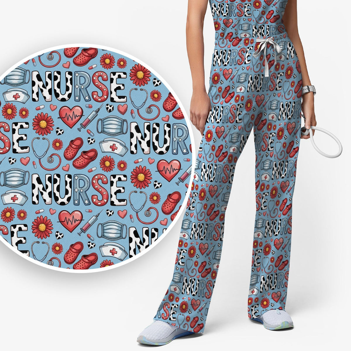 Medical Icon Nurse Scrub Set