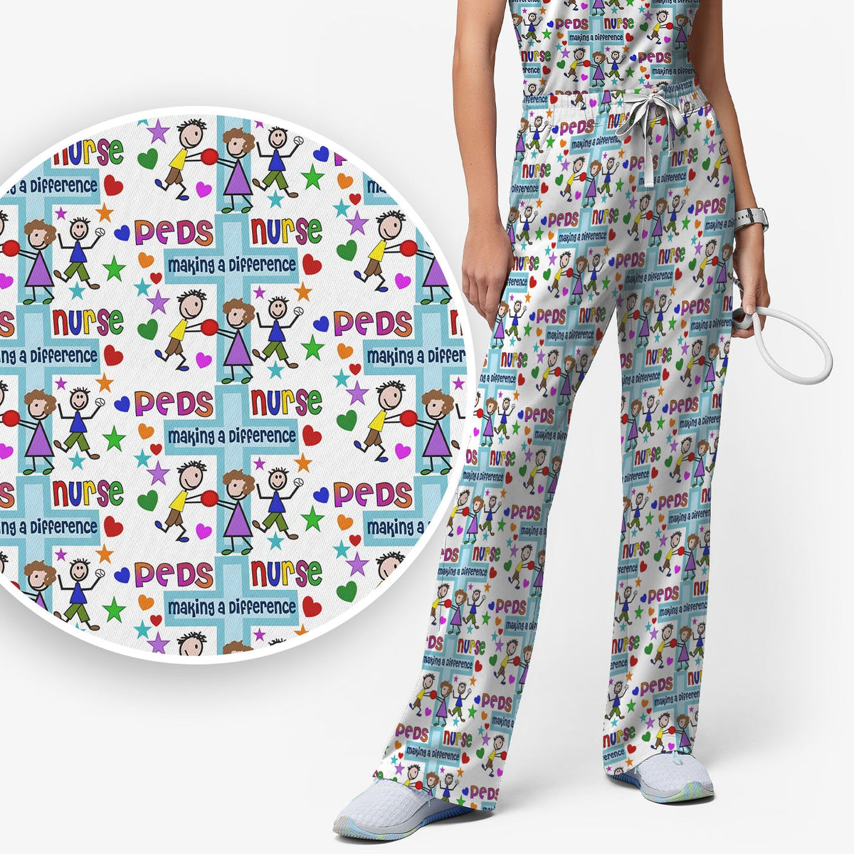 Peds Making A Difference Nurse Scrub Set