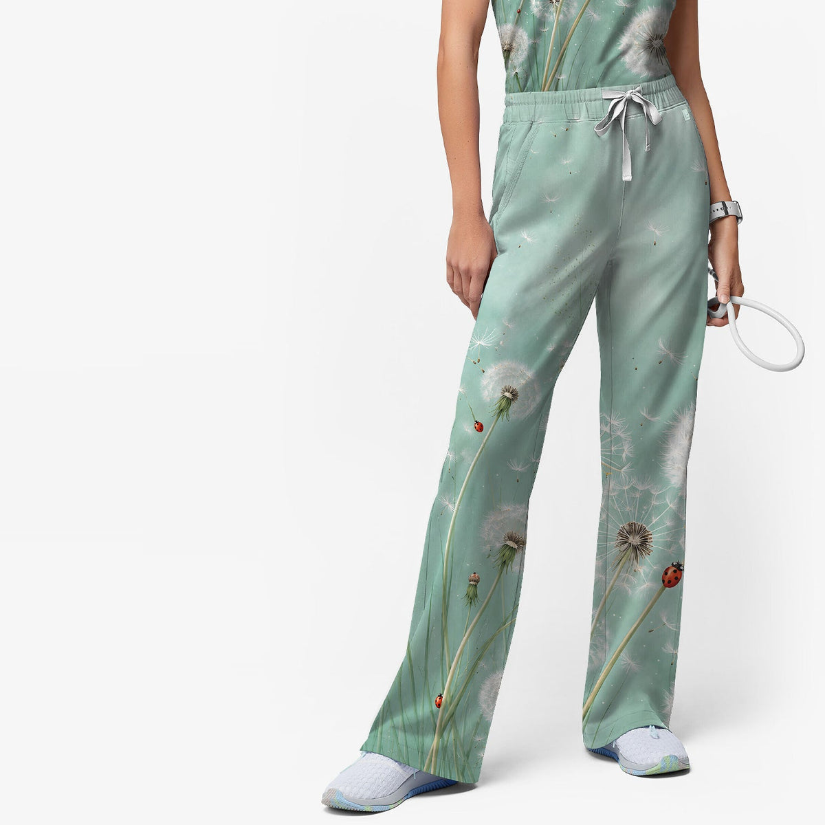 Dandelion Wishes Ladybug Nurse Scrub Set