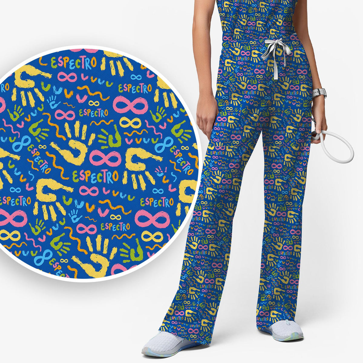 Autism Spectrum Infinity Nurse Scrub Set
