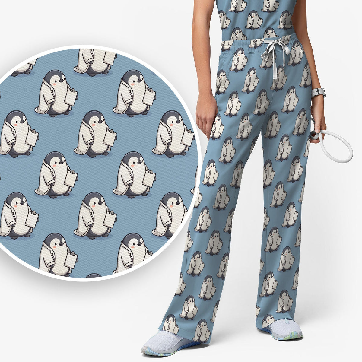 Penguin Medical Nurse Scrub Set
