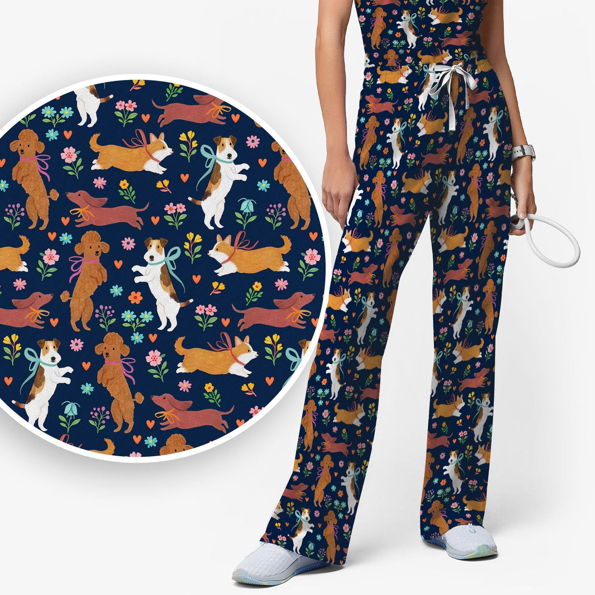 Dog Nurse Scrub Set
