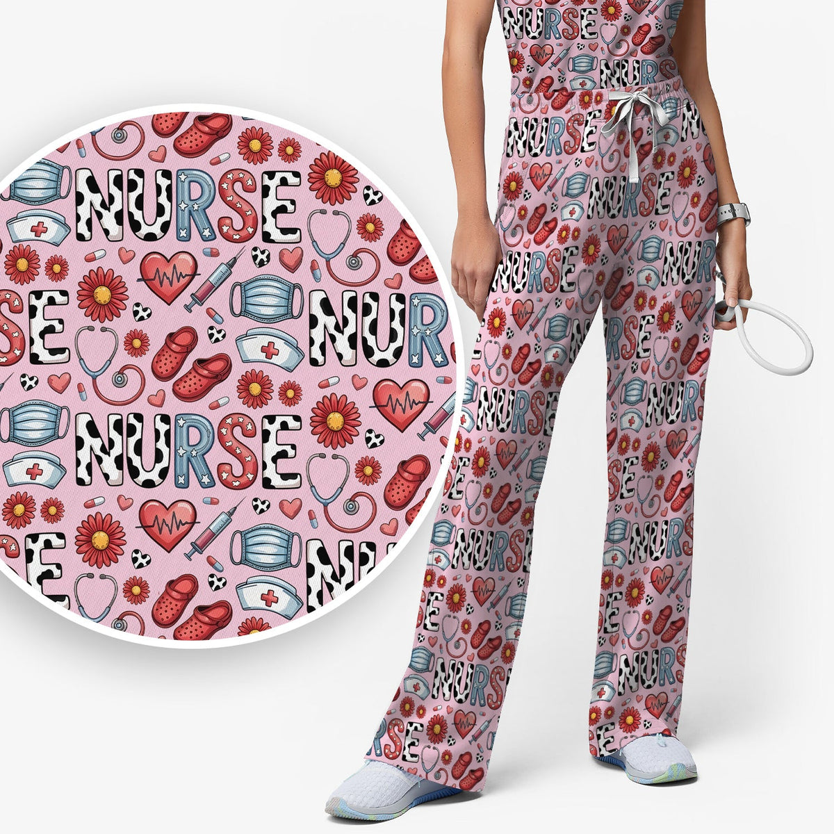 Medical Icon Nurse Scrub Set