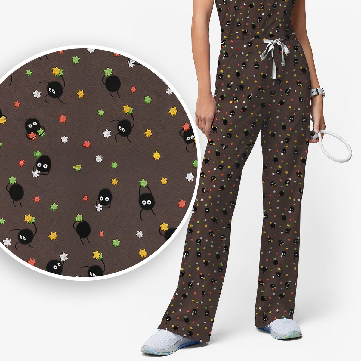 Spider Nurse Scrub Set