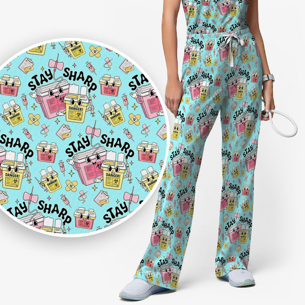 Stay Sharp Nurse Scrub Set