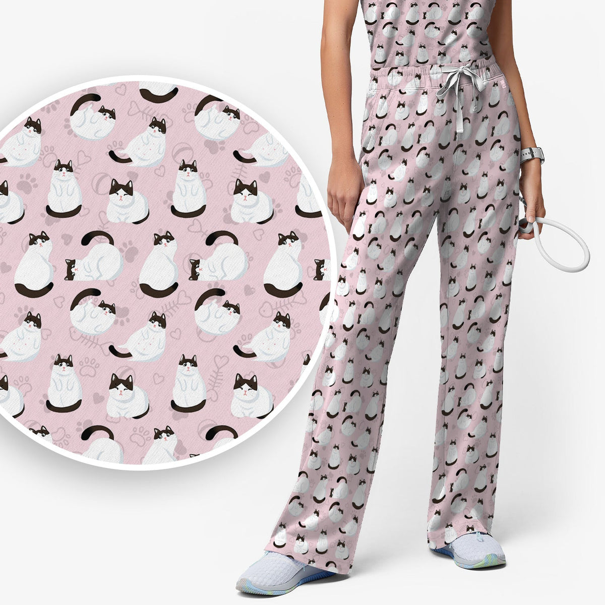 Cat Nurse Scrub Set