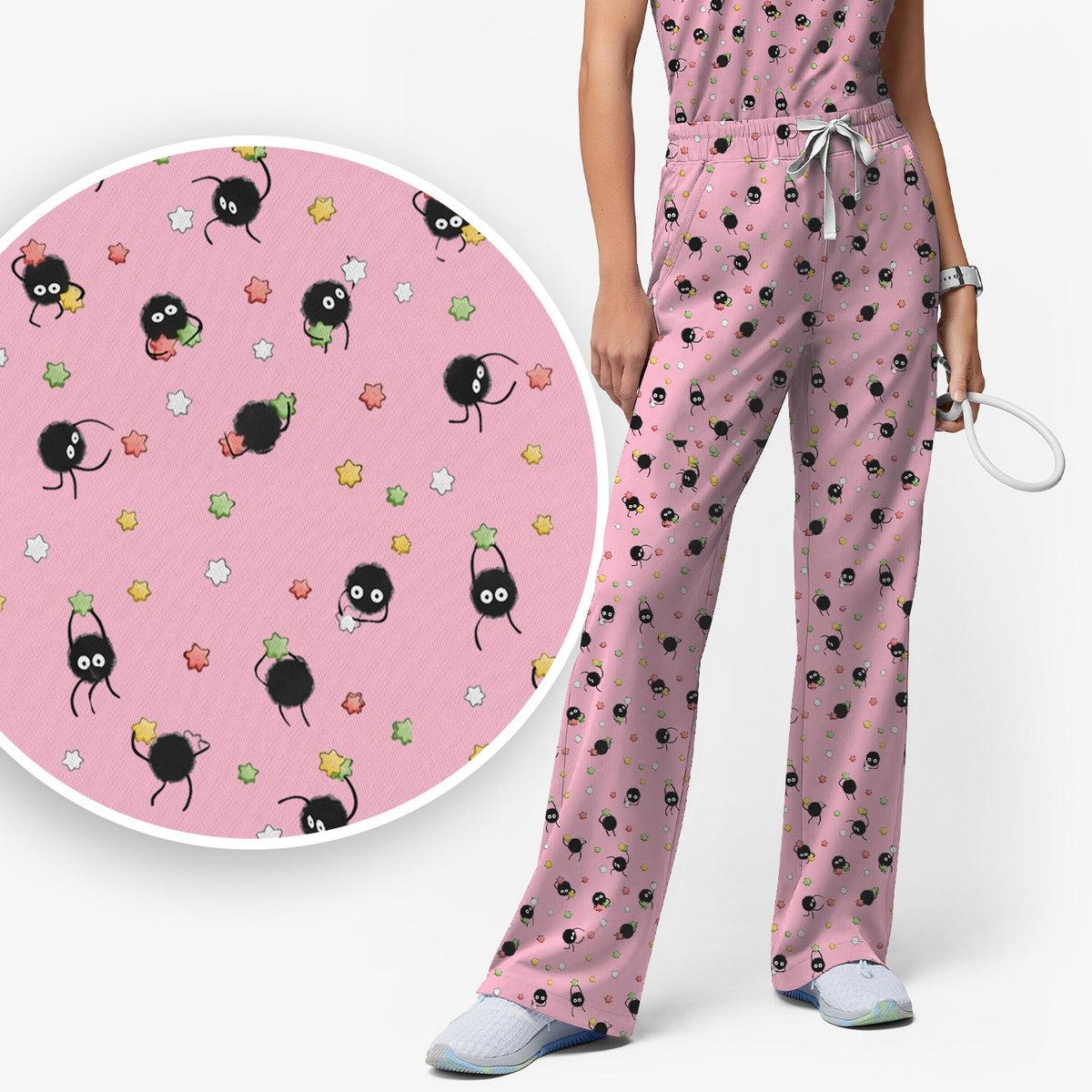 Spider Nurse Scrub Set
