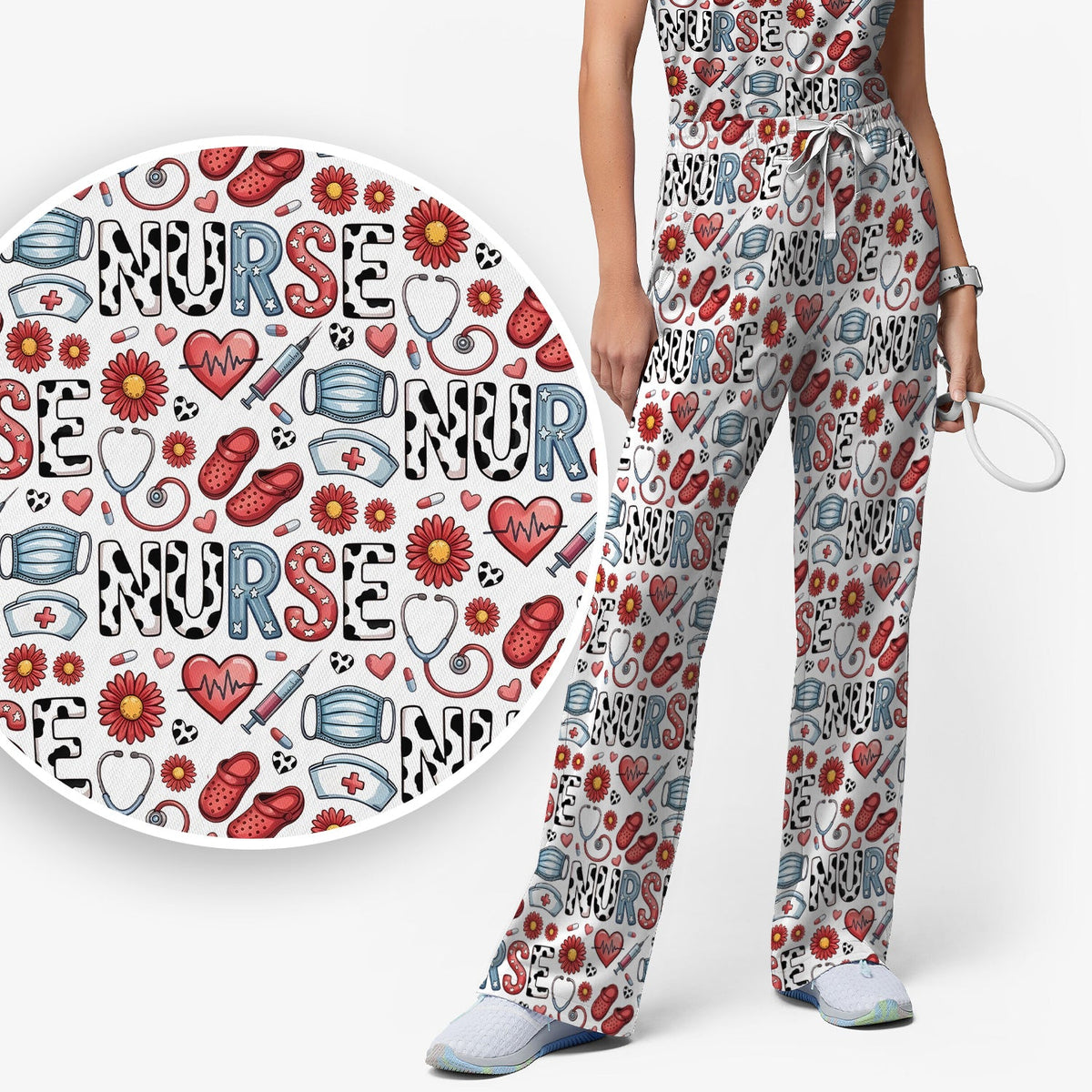Medical Icon Nurse Scrub Set