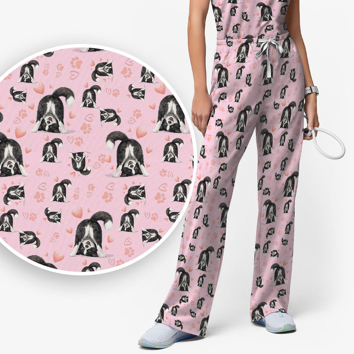 Puppy Heart Nurse Scrub Set