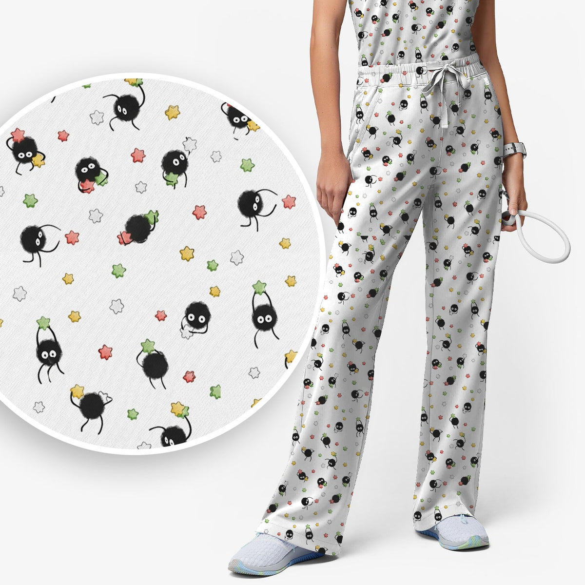 Spider Nurse Scrub Set