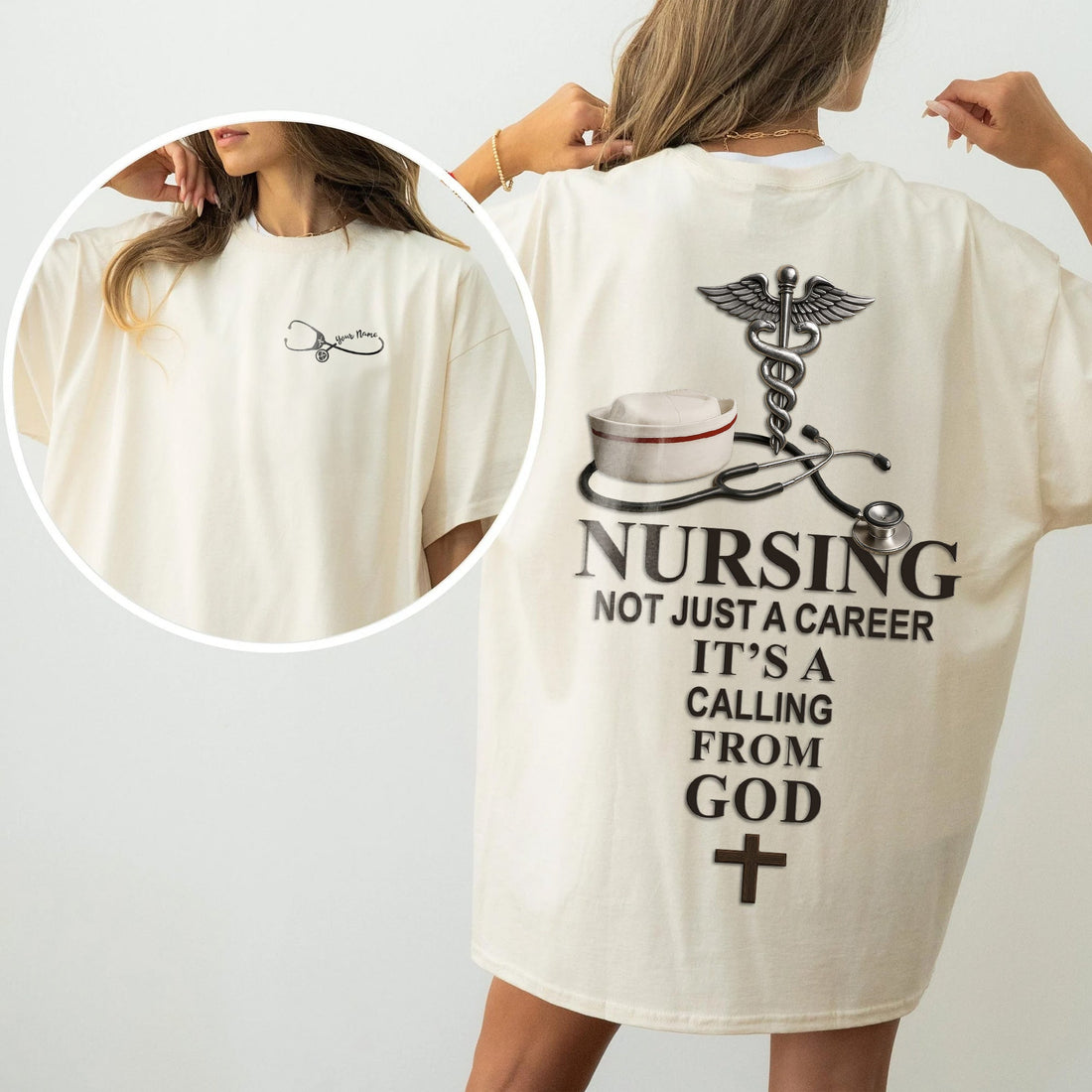 Personalized Calling From God Nurse Shirt