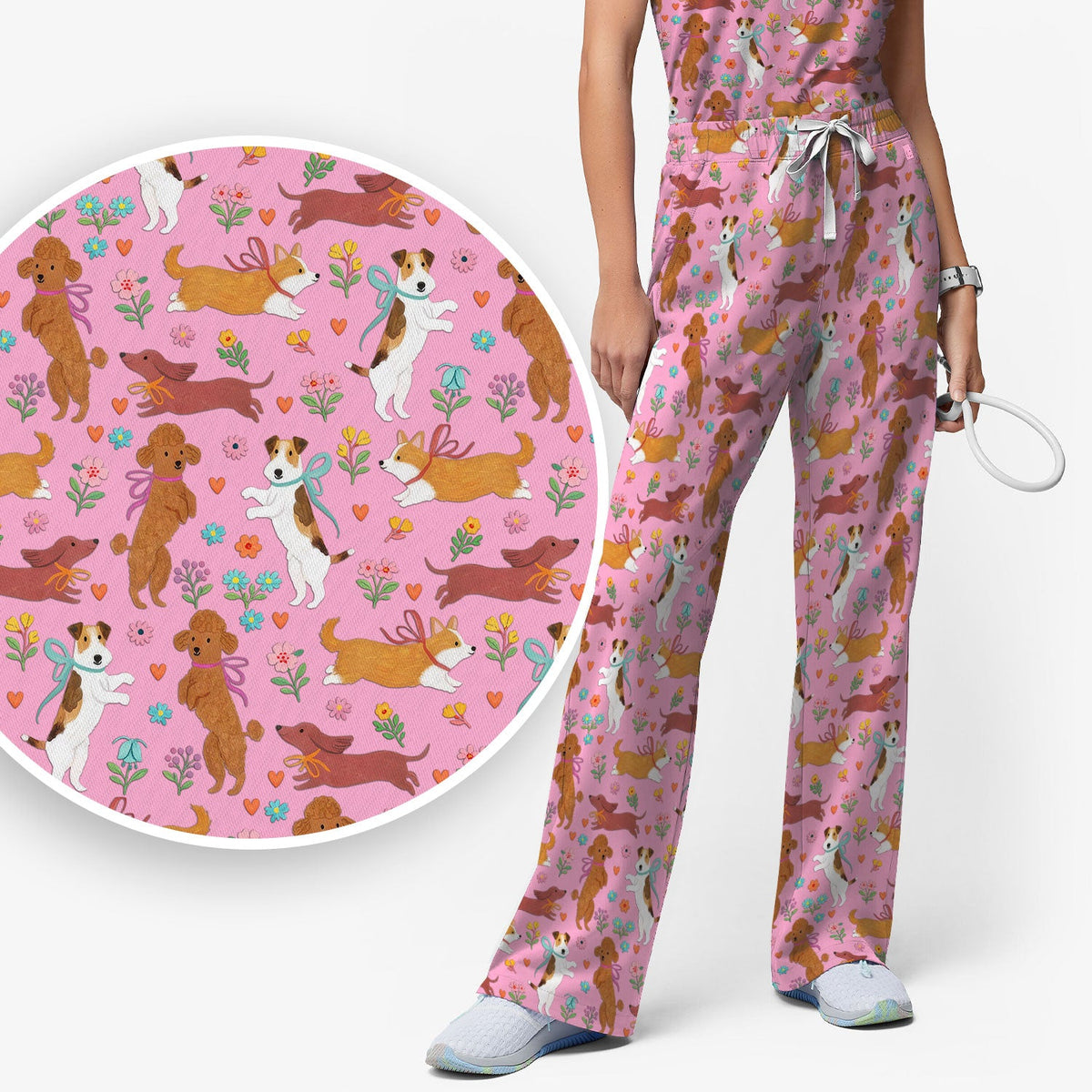 Dog Nurse Scrub Set