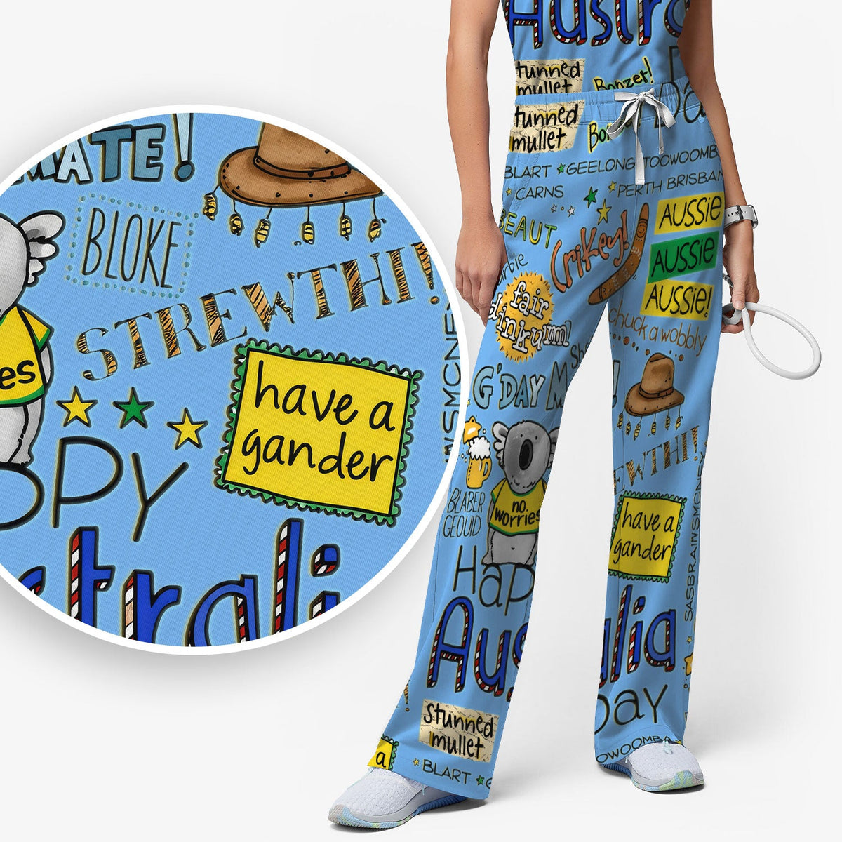 Koala Australia Nurse Scrub Set